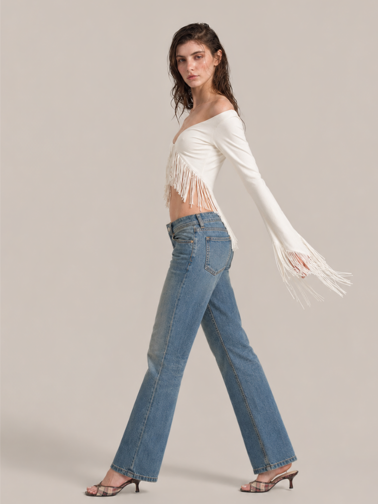 Cleo Fringe Top
