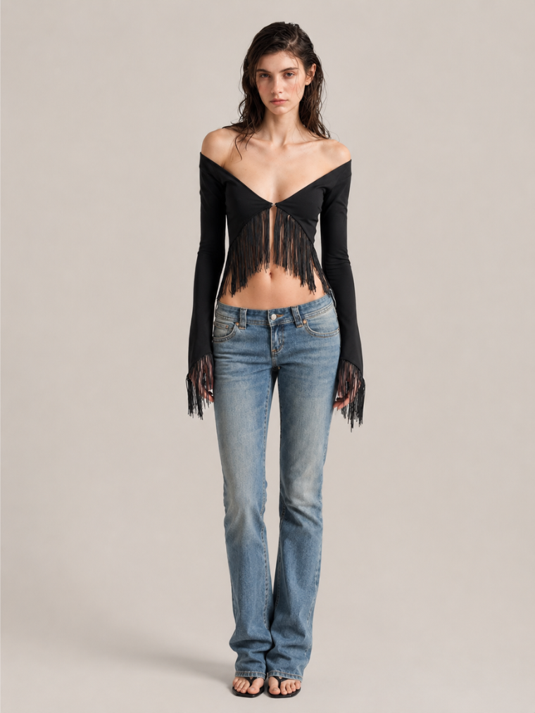 Cleo Fringe Top