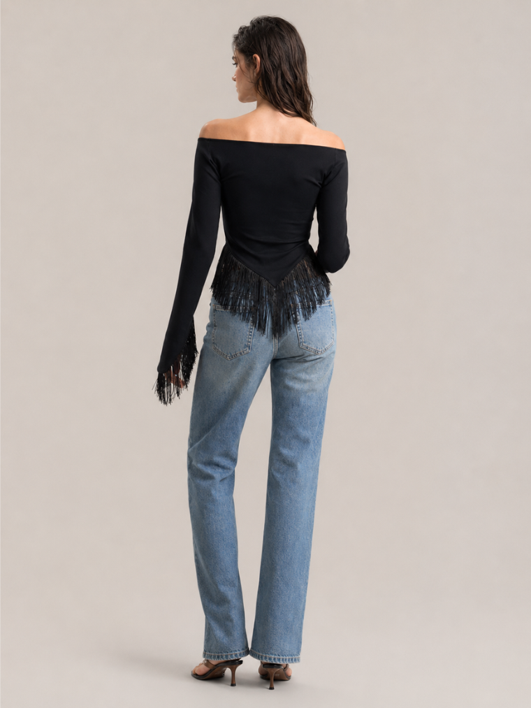 Cleo Fringe Top