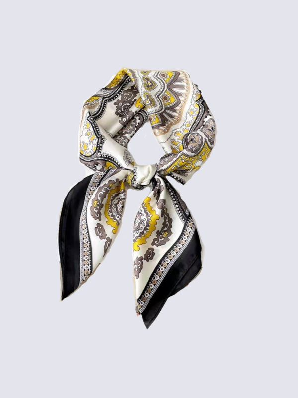 Marguerite silk scarf