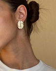 Vintage White earrings