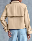 Bershka Cropped Trench Coat