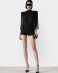 Macee Fringe Cape