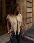 Carlotta Fringe Cape