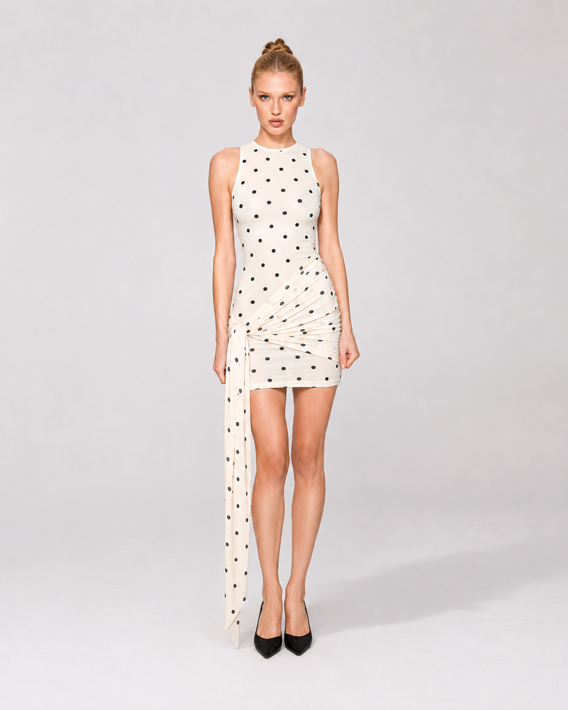 Fluid Polka Dress