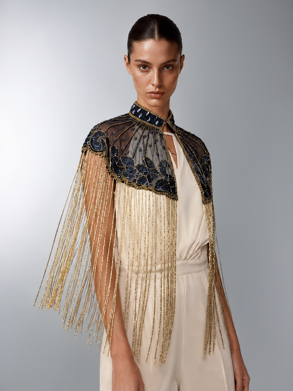 Keira Fringe Cape