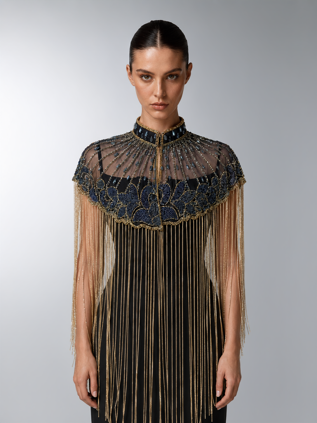 Keira Fringe Cape