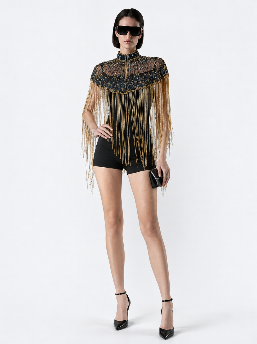 Keira Fringe Cape