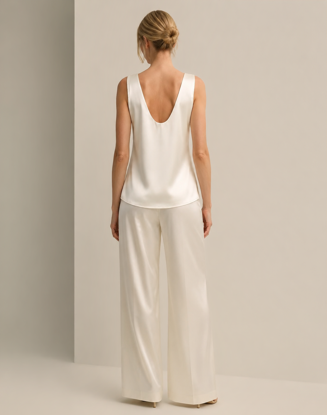 Celeste Satin Top