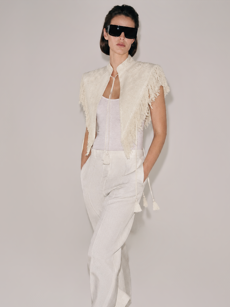 Carlotta Fringe Cape